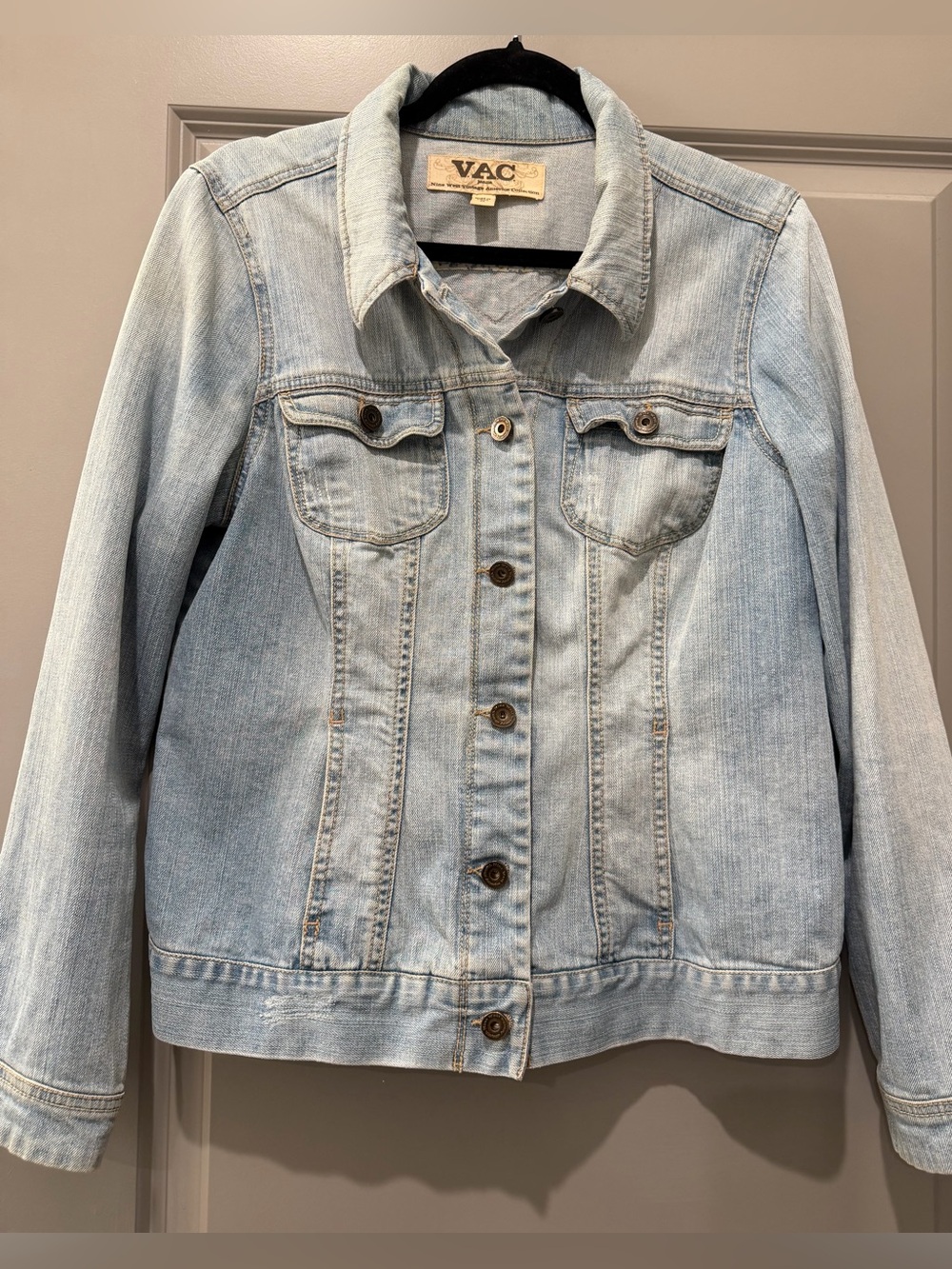V.A.C. Jean Jacket Nine West Vintage Americana Collection Size M